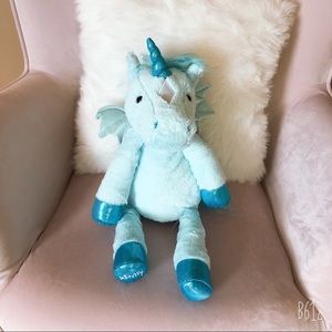 NIB Blue Unicorn Scentsy Buddy